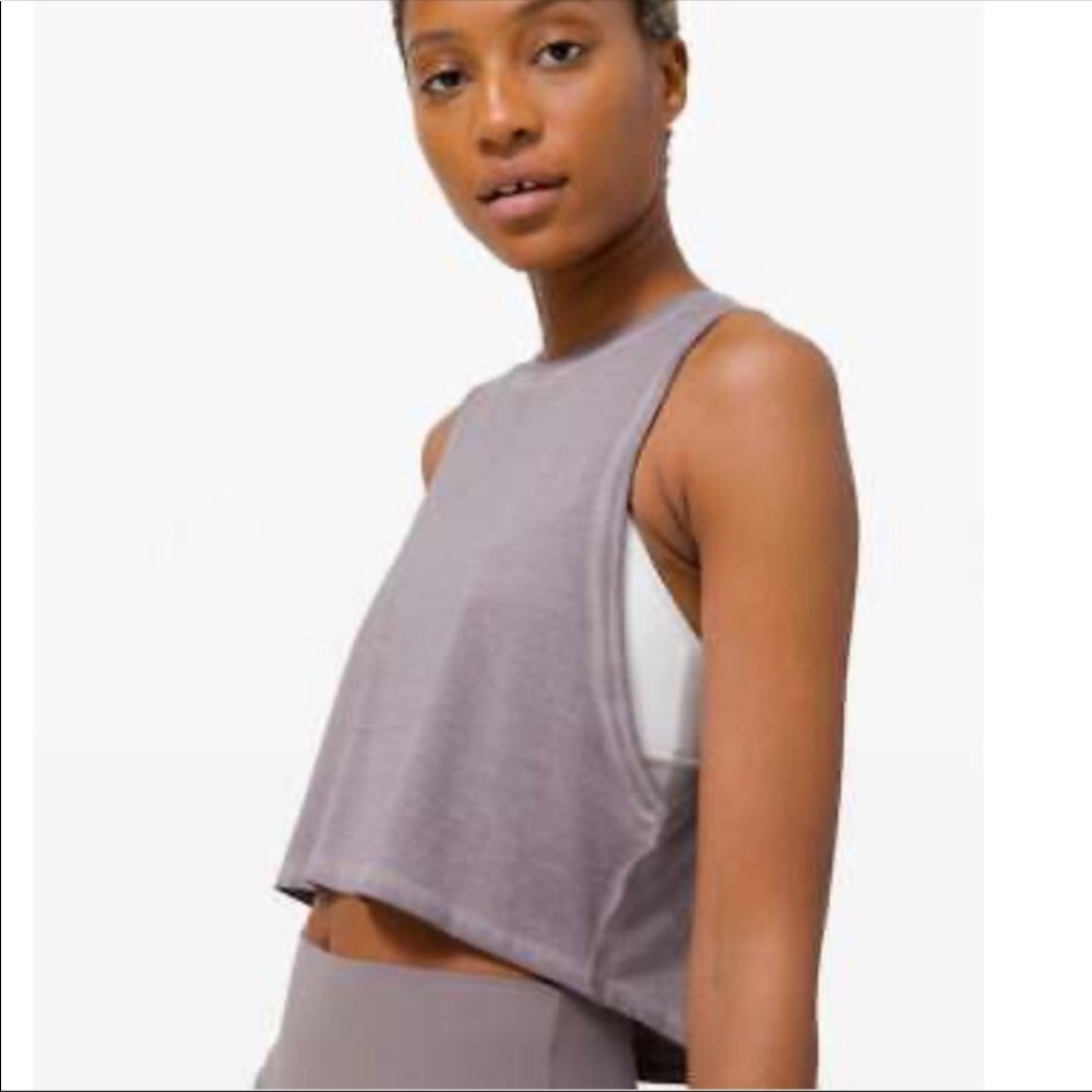 Lululemon Grey Muscle Tank